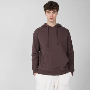 Męska bluza dresowa nierozpinana z kapturem OUTHORN OTHSS23TSWSM329 - fioletowa - Outhorn - Bluzy sportowe męskie - miniaturka - grafika 1