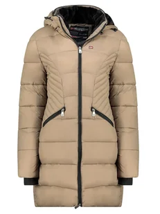 Geographical Norway Płaszcz zimowy "Bee" w kolorze szarobrązowym - Kurtki damskie - miniaturka - grafika 1