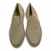 Mokasyny męskie - Mokasyny męskie zamszowe Old Money 45 - miniaturka - grafika 1