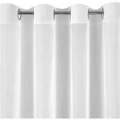 Firany - Firana Dekoracyjna Lucy 400 x 150 Biały Przelotka - miniaturka - grafika 1