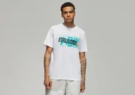 Koszulki męskie - Nike Air Jordan Brand Graphic Crew 3 White - miniaturka - grafika 1