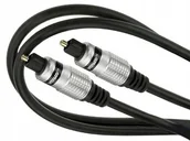 Kable - KABEL PRZEWÓD OPTYCZNY TOSLINK T-T 1,5M - miniaturka - grafika 1
