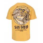 Odzież taktyczna i umundurowanie - PITBULL KOSZULKA Light Weight 170 Basic Skull Surf '25 - Żółta - miniaturka - grafika 1