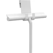 Myjki do okien - Ściągaczka prysznicowa z uchwytem, 21 cm, do mycia szyb, luster, płytek i szyb samochodowych, biała - miniaturka - grafika 1