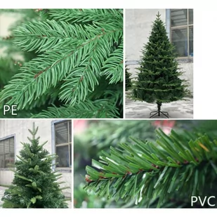 DUŻA CHOINKA SZTUCZNA PE+PCV jak żywa ŚWIERK 180 CM GĘSTA CHO06 - Choinki - miniaturka - grafika 3