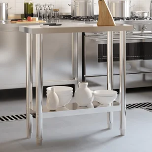 Kuchenny stół roboczy, 82,5x30x85 cm, stal nierdzewna Lumarko! - Wózki na żywność Kuchenny stół roboczy, 82,5x30x85 cm, stal nierdzewna Lumarko! - Wózki na żywność - miniaturka - grafika 1