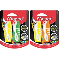 Zakreślacze - Zakreślacz fluo peps pocket 2 sztuki mix kolorów blister Maped 742767 - miniaturka - grafika 1