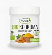 Przyprawy i zioła sypkie - Kurkuma BIO korzeń mielony 100g Natvita - miniaturka - grafika 1