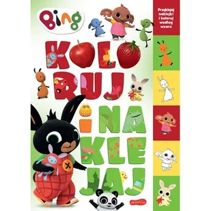 Bing. Koloruj i naklejaj - Literatura popularno naukowa dla młodzieży - miniaturka - grafika 1