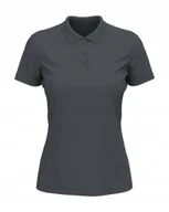 Koszulki i topy damskie - Koszulka damska polo T-shirt bawełniany Polówka Stedman ST9160 Slate Grey M - miniaturka - grafika 1