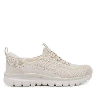 Sneakersy Skechers Graceful - Picture Perfect 100702/OFWT Biały - Sneakersy damskie - miniaturka - grafika 1