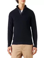 Swetry męskie - s.Oliver Sweter męski, niebieski, XXL - miniaturka - grafika 1