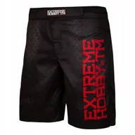 Kimona, stroje i obuwie - Extreme Hobby Spodenki MMA Black Armour S - miniaturka - grafika 1