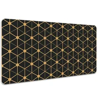 Podkładki na biurko - Ochronna podkładka na biurko Sześciokąty 100x50 cm, Dywanomat - miniaturka - grafika 1