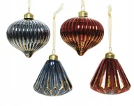 Bombki - Bombka Choinkowa Ozdobna Szklana Mix 8 Cm - miniaturka - grafika 1