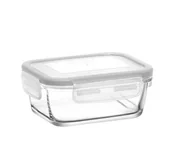 Pojemniki kuchenne - Pojemnik szklany z pokrywką 400 ml Lav biała uszczelka - 400ml - miniaturka - grafika 1