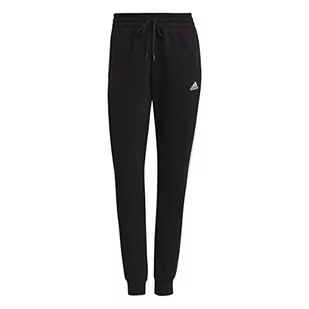 adidas Damskie spodnie W 3s FL C Pt, czarne/białe, XL, czarny/biały, XL - Spodnie rowerowe - miniaturka - grafika 1