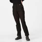 Odzież trekkingowa damska - Damskie spodnie ochronne wodoodporne Highton czarne - miniaturka - grafika 1