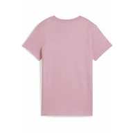 Koszulki sportowe damskie - Damska koszulka z logo ESS No. 1 PUMA Poised Pink - miniaturka - grafika 1