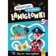 Łamigłówki - AKSJOMAT Aktywizujące i kreatywne łamigłówki 5+ - Ewa Tadrowska - miniaturka - grafika 1