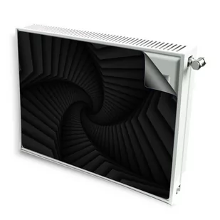 magnes mata magnetyczna kaloryfer dekor czarny tunel - Dekoracje domu - miniaturka - grafika 1