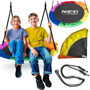 Huśtawka bocianie gniazdo Neo-Sport Swingo 100 cm - Zabawki i gry sportowe - miniaturka - grafika 1
