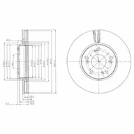 Tarcze hamulcowe - Tarcza hamulcowa DELPHI BG4119 - miniaturka - grafika 1