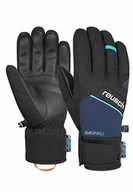 Rękawiczki - Reusch Luke R-TEX XT rękawiczki, czarne/dress blue, 9,5 - miniaturka - grafika 1