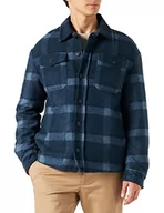 Kurtki męskie - United Colors of Benetton Kurtka męska 2wivun01o, w kratkę fantasy 911, L - miniaturka - grafika 1