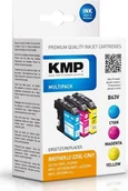 Tusze zamienniki - Tusz KMP KMP TRIPLE PACK B63V - 3er-Pack - 11.8 ml - Farbe Cyan, Magenta, Gelb - kompatibel - Tintenpatrone - fur Brother DCP-J4120, MFC-J4420, J4620, J5320, J5620, J5625, J5720, Business Smart MFC-J4420 - miniaturka - grafika 1