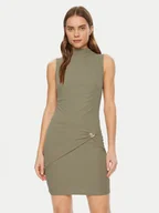 Sukienki - Guess Sukienka dzianinowa W5RK24 KAQL2 Zielony Regular Fit - miniaturka - grafika 1