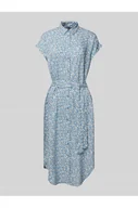 Sukienki - Sukienka midi z nadrukiem na całej powierzchni model NYA - Pieces - miniaturka - grafika 1
