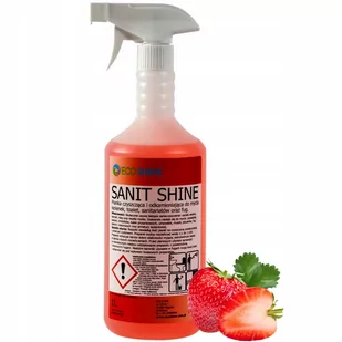 Eco shine Eco Shine Sanit Shine 1L - pianka czyszcząco-odkamieniająca do toalet i łazienek ES-SS-1L - Akcesoria i części do maszynek do golenia - miniaturka - grafika 1