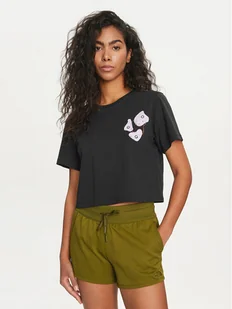 The North Face T-Shirt NF0A87FJ Czarny Regular Fit - Koszulki i topy damskie - miniaturka - grafika 1