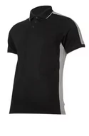 Koszulki męskie - Lahti Pro Lahti Pro Koszulka męska Polo 190g/m2 Czarno-szara r S - miniaturka - grafika 1