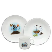 Zestawy naczyń dla dzieci - Thun 3-częściowy zestaw do jadalni dla dzieci Moleand Boat - miniaturka - grafika 1