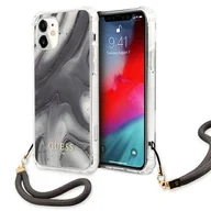 Etui i futerały do telefonów - Guess GUHCP12SKSMAGR iPhone 12 mini 5,4" szary/grey hardcase Marble Collection - miniaturka - grafika 1
