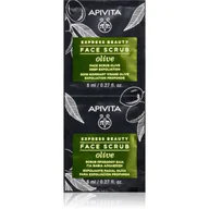 Maseczki do twarzy - Apivita Apivita Express Beauty Oliwka - głęboko złuszczający peeling do twarzy 2x8ml - miniaturka - grafika 1