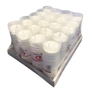 Cer-Far 4 Wkłady do Zniczy 64H 20 Sztuk - Lampiony i znicze - miniaturka - grafika 1