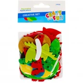 Zabawki kreatywne - Craft with Fun Zestaw kreatywny filcowy Sowa 480011 - miniaturka - grafika 1