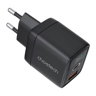 Ładowarka sieciowa GAN3 USB-A USB-C PD35W Choetech PD6052 (czarna) - Ładowarki do telefonów - miniaturka - grafika 2