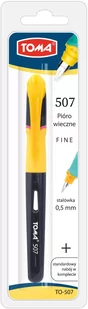 Pióro wieczne Fine ze stalówką ze stali szlachetnej 0,5mm - Pióra kulkowe - miniaturka - grafika 1