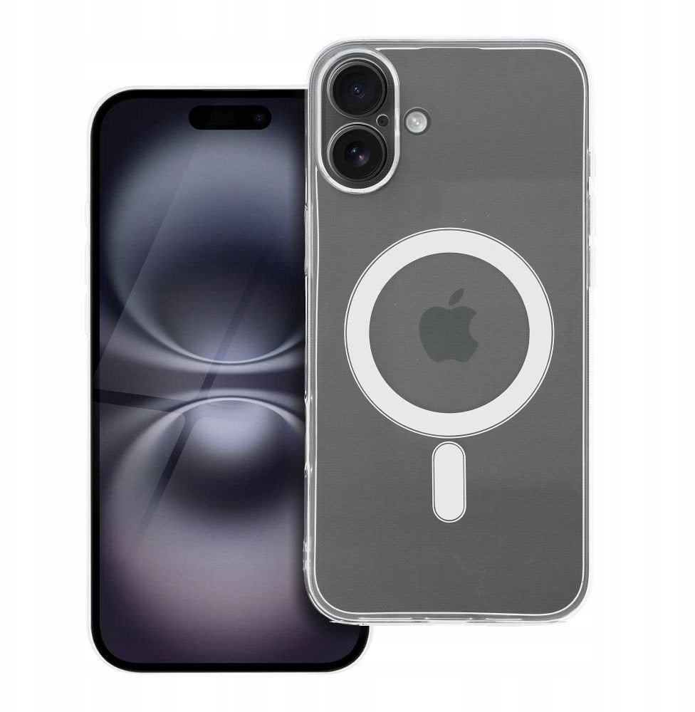 Futerał CLEAR CASE 2 mm do IPHONE 16 kompatybilny z MagSafe camera protection transparentny