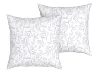 Poszewki na poduszki - LIVARNO home Poszewki na poduszki z flaneli, 40 x 40 cm, 2 sztuki (Jasnoszary) - miniaturka - grafika 1