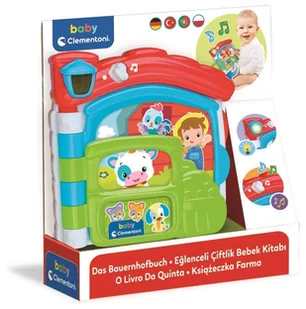 Clementoni Baby Farma Książeczka Mówiąca 17652 - Zabawki interaktywne dla dzieci - miniaturka - grafika 1