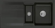 Zlewozmywaki - SystemCeram GENEA 100 NIGRA 87 (czarny mat) (50920187) - miniaturka - grafika 1