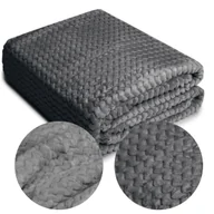 Koce - Koc 200 x 220 Mikrofibra Wytłaczana Zygzak C.Grafi - miniaturka - grafika 1