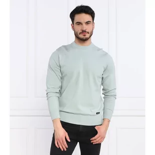 Calvin Klein Sweter TENCEL-BLEND CN SWEATER | Regular Fit - Swetry męskie - miniaturka - grafika 1