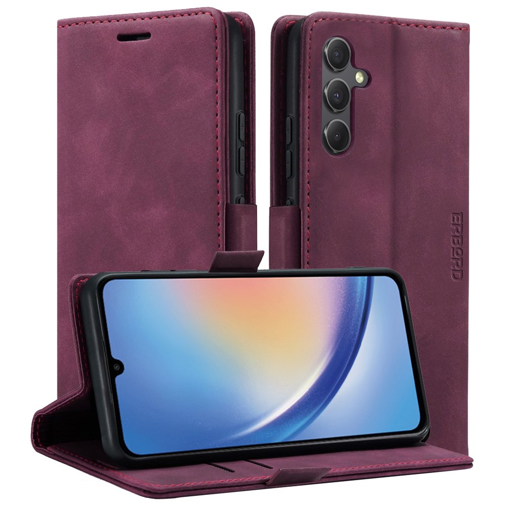 Etui Z Klapką Erbord Portfel Do Samsung Galaxy A35 5G Case Pokrowiec