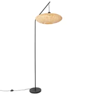 Lampy stojące - QAZQA Bambusowa lampa podłogowa orientalna - Ostrava - miniaturka - grafika 1